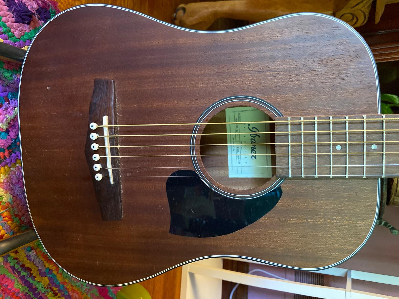Ibanez PF2MH 3/4 Size Acoustic Guitar - Natural customer photo 2