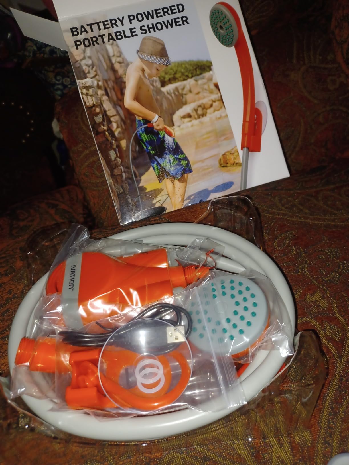 Ivation Portable Outdoor Shower, Battery Powered, Water Pump, Rechargeable customer photo 1