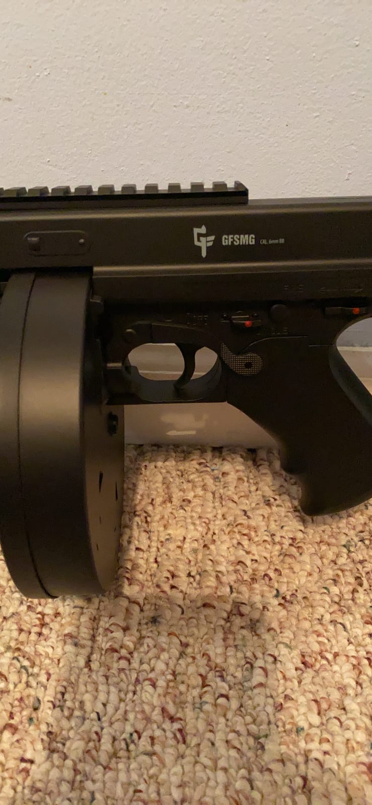 Game Face ASRGTH Electric Full/Semi-Auto Airsoft Submachine Gun | 800-Round Drum Magazine - Picatinny Rail - Battery And Charger Included customer photo 1