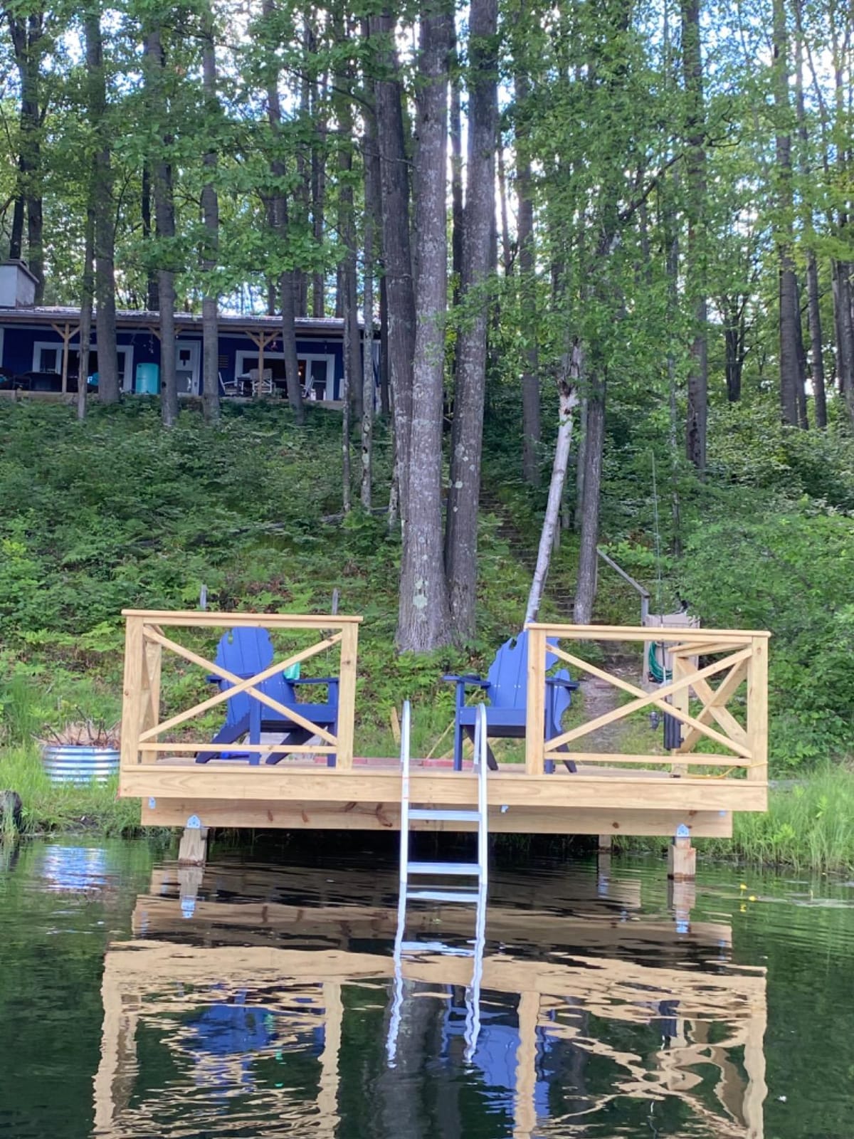 RecPro 4-Step Marine Boarding Ladder | Lightweight, Wide Non-Slip Steps, Built for Fresh and Saltwater Use customer photo 2