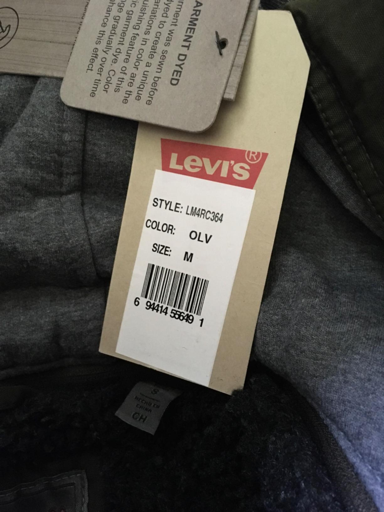 Levi's Men's Washed Cotton Hooded Military Jacket (Regular & Big & Tall Sizes) customer photo 1