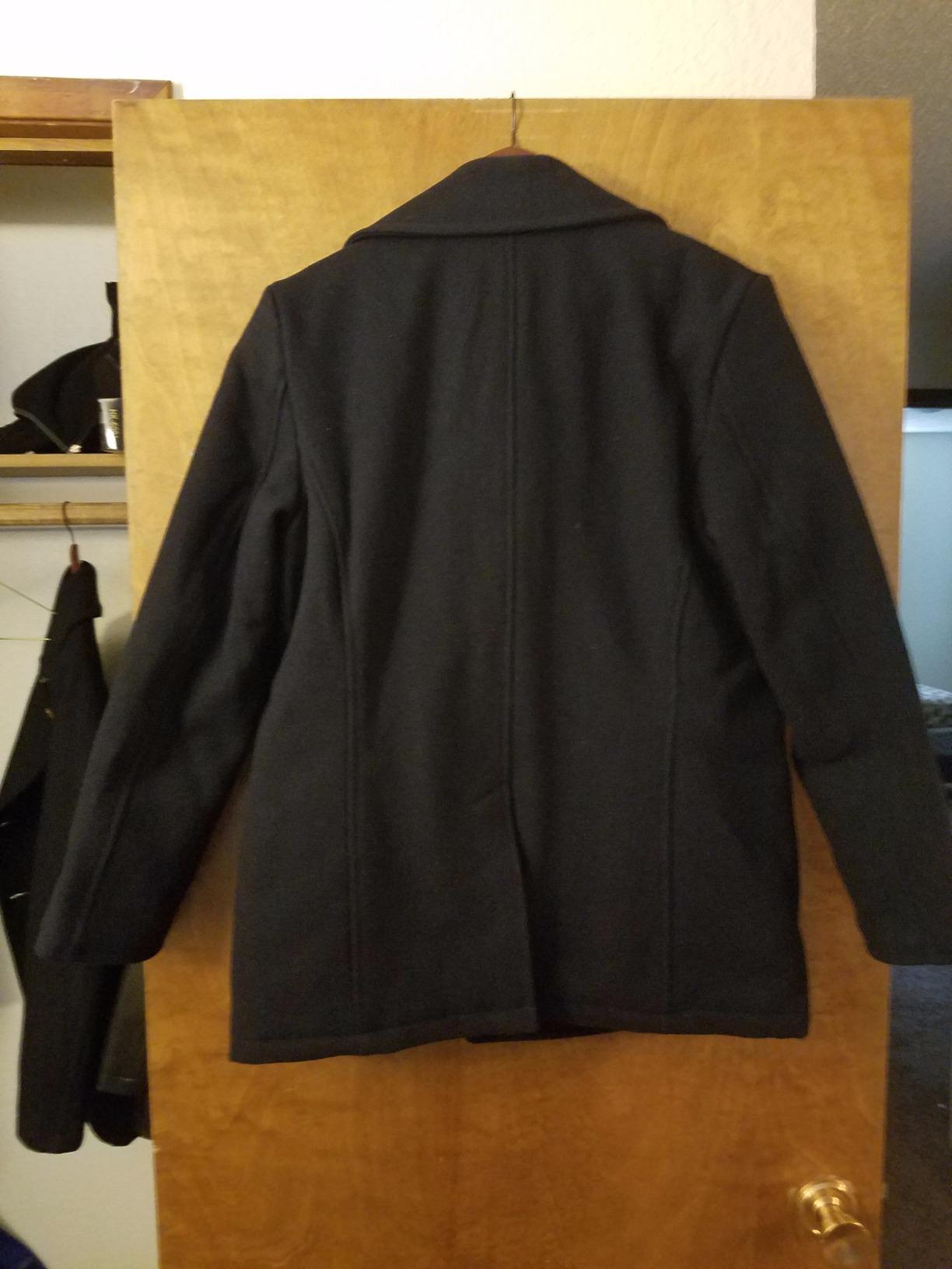 Seibertron Men's Woolen Coat US Navy Type 80% Wool USN Pea Coat customer photo 2