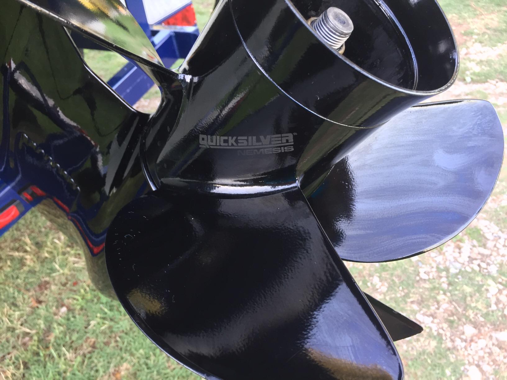 Quicksilver Nemesis 4-Blade Aluminum Propeller for Mercury and MerCruiser Engines customer photo 2