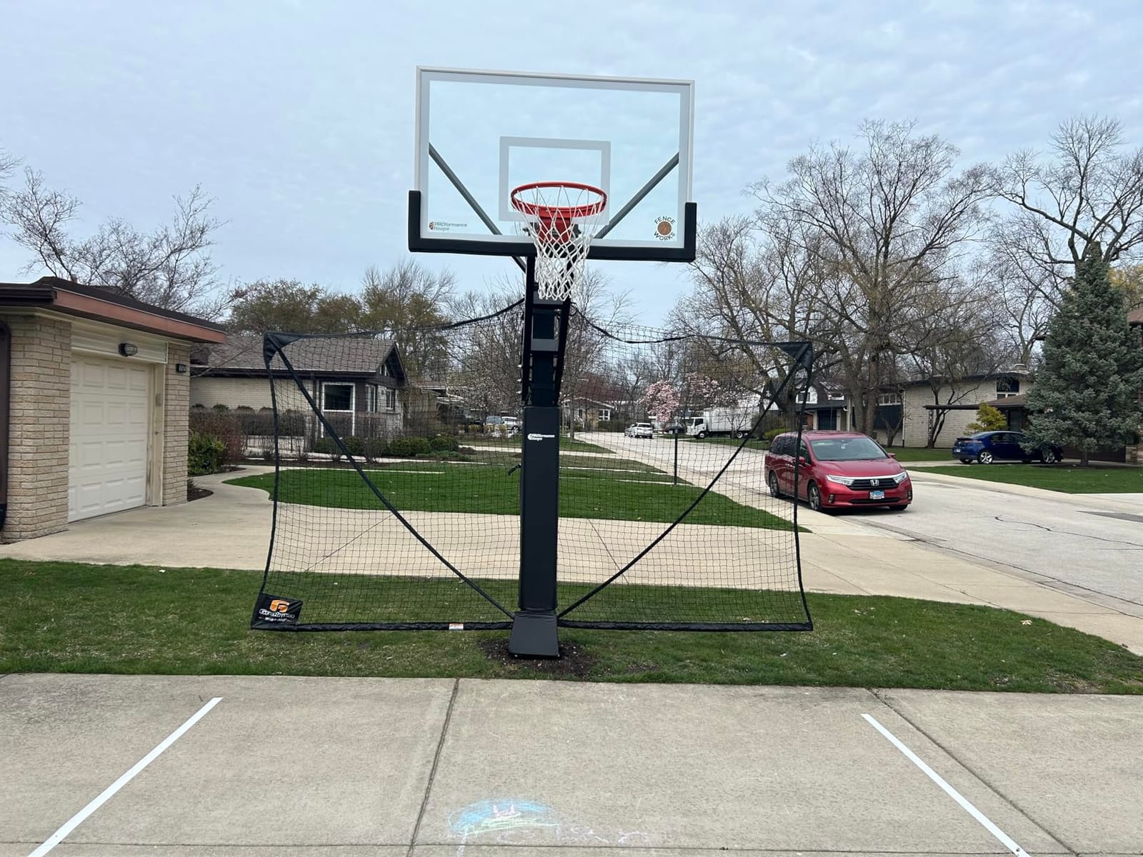 Goalrilla Basketball Yard Guard Easy Fold Defensive Net System Quickly Installs on Any Goalrilla Basketball Hoop customer photo 1