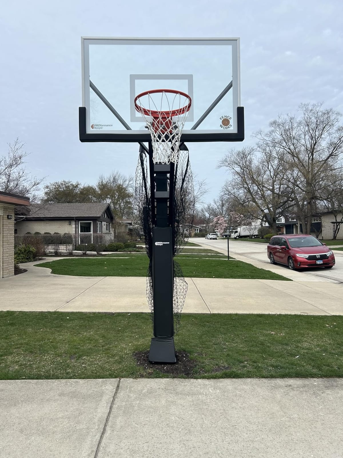 Goalrilla Basketball Yard Guard Easy Fold Defensive Net System Quickly Installs on Any Goalrilla Basketball Hoop customer photo 2