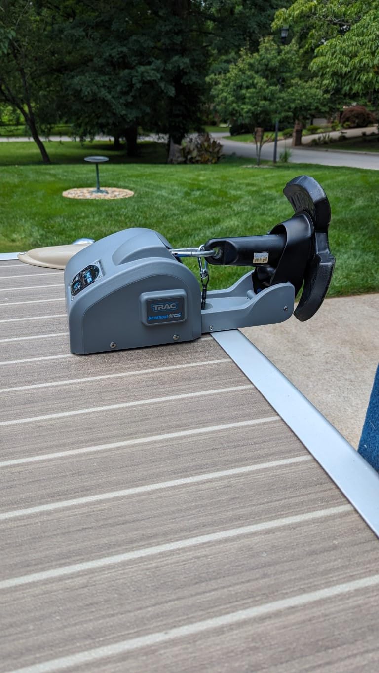 Trac Outdoors Deckboat 40 AutoDeploy-G3 Electric Anchor Winch | Automatically Raise & Lower Your Anchor - Max Anchor Capacity Up to 40 lb. - Includes 100-ft of Pre-Wound Anchor Rope customer photo 1