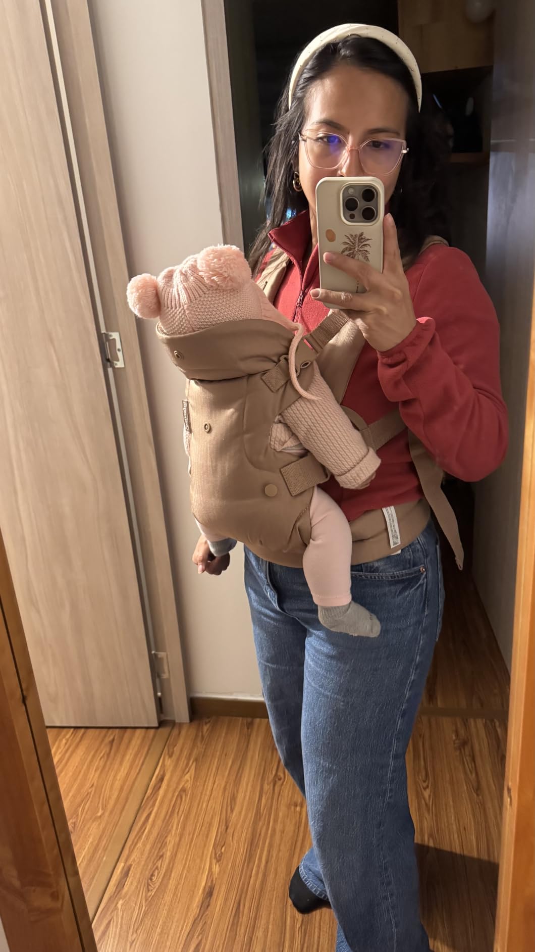 Infantino Flip 4-in-1 Baby Carrier Convertible Ergonomic, Gray | Adjustable Fit, Enhanced Lumbar Support, Newborns to Toddlers customer photo 2