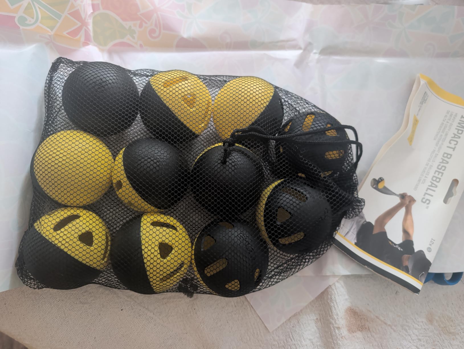 SKLZ Impact Limited-Flight Practice Baseball, Softball, and Mini Balls (Baseballs, 12 Pack) customer photo 1