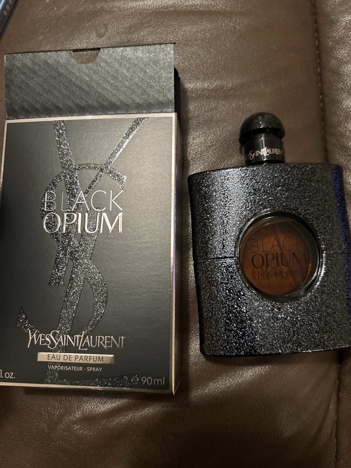 Yves Saint Laurent Eau De Parfum Spray for Women, Black Opium, 3 Ounce customer photo 1
