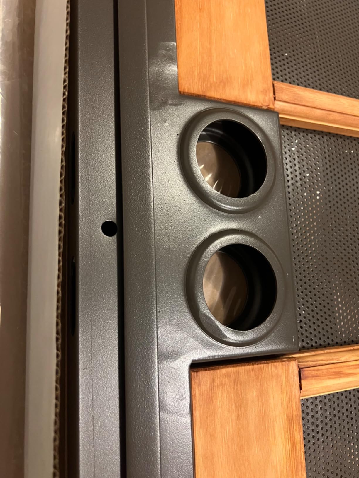 Prime-Line 3809BZ3068-I-WF Woodguard Steel Security Door, Bronze | Traditional Screen Door Style, Steel and Wood Construction, Non-Handed, Single Pack customer photo 1