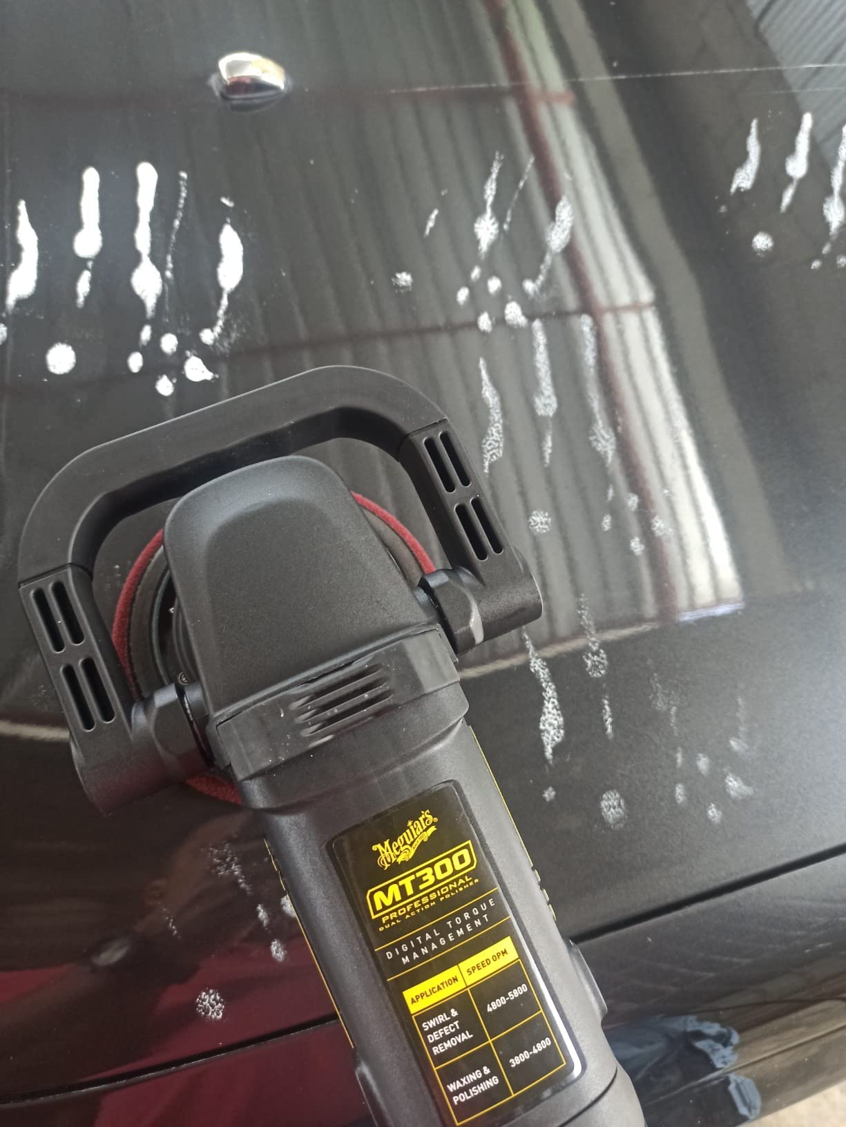 Meguiar's MT300 Variable Speed Dual Action Polisher, Professionally Designed Car Scratch Remover and Car Polisher with Digital Torque Management customer photo 1