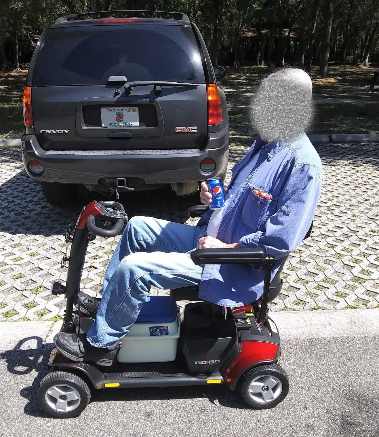 Pride Mobility S74 Go-Go Sport 4-Wheel Electric Mobility Scooter for Adults with Free Challenger Mobility Accessory customer photo 2