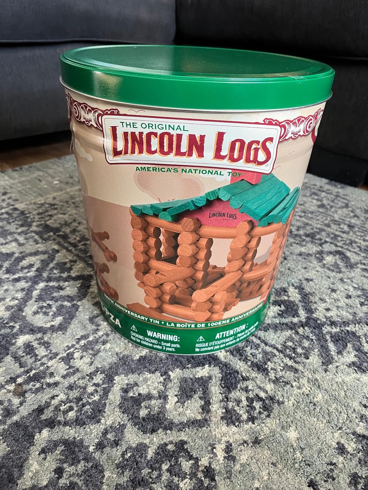 Lincoln Logs 100th Anniversary Tin customer photo 2