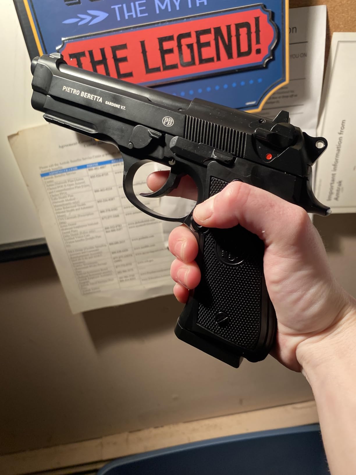Umarex Beretta M92 A1 Blowback Full-Auto .177 Caliber BB Gun Air Pistol customer photo 1
