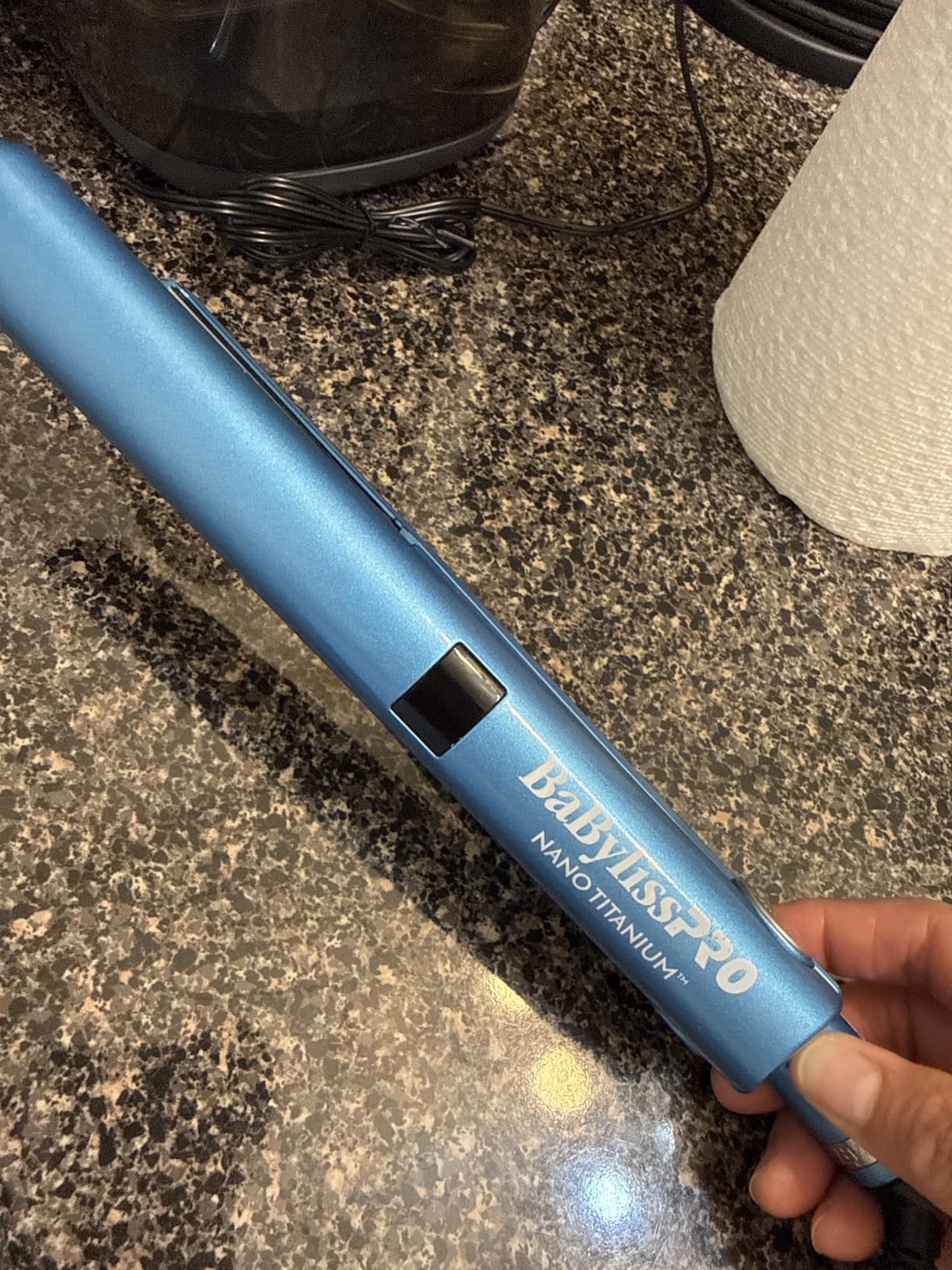 BaBylissPRO Nano Titanium Flat Iron Hair Straightener, Digital Flat Iron for Pro Salon Results, Styling Tool for All Hair Types customer photo 1