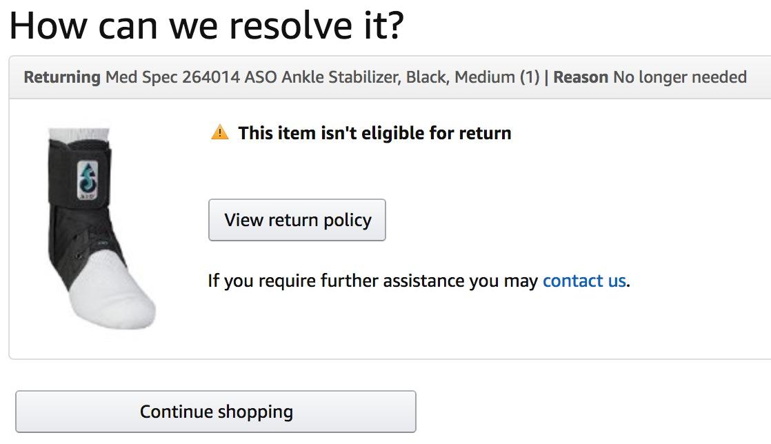 Med Spec ASO Ankle Stabilizer Lace Up Ankle Brace Sprain Support Black, MD | Ankle Brace for Sprains, Instability, Bilateral Orthopedic Support, Sports Injury Recovery, Men, Women, Teens & Kids customer photo 2
