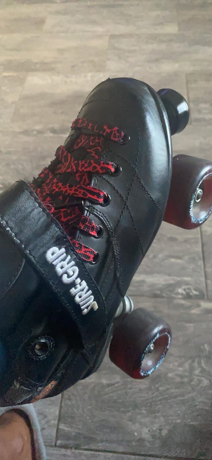 Sure-Grip Rebel Derby Roller Skates for Men & Women | 62mm Fugitive Polyurethane Wheels - Super X Plate Extended Support for Larger Sizes - Suitable for Indoor & Outdoor Skating customer photo 1