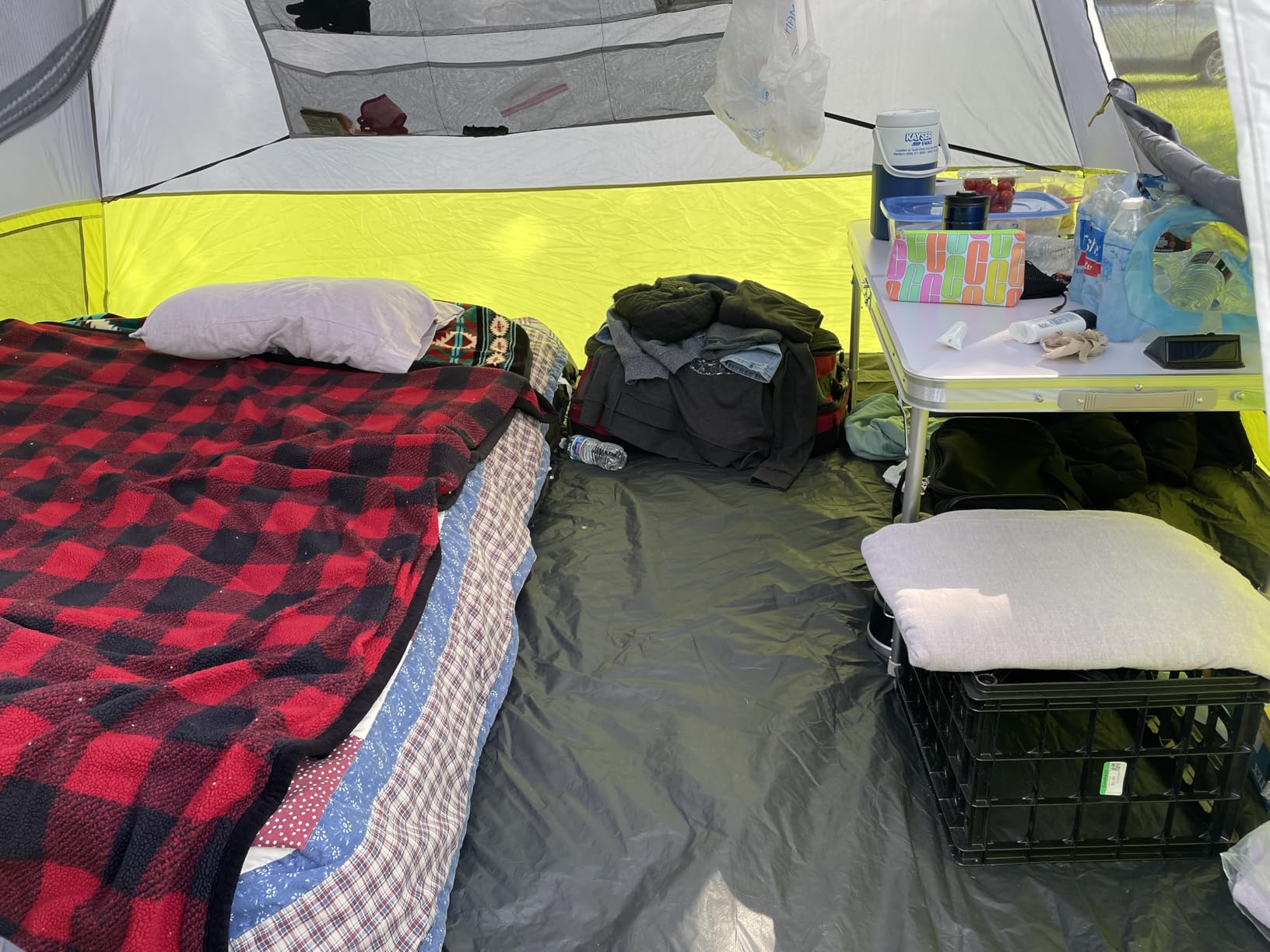 CORE Equipment Instant Cabin Tent | Family Cabin Multi Room Pop Up Tents Car Camping | Included Storage Pockets for Camping Accessories customer photo 1