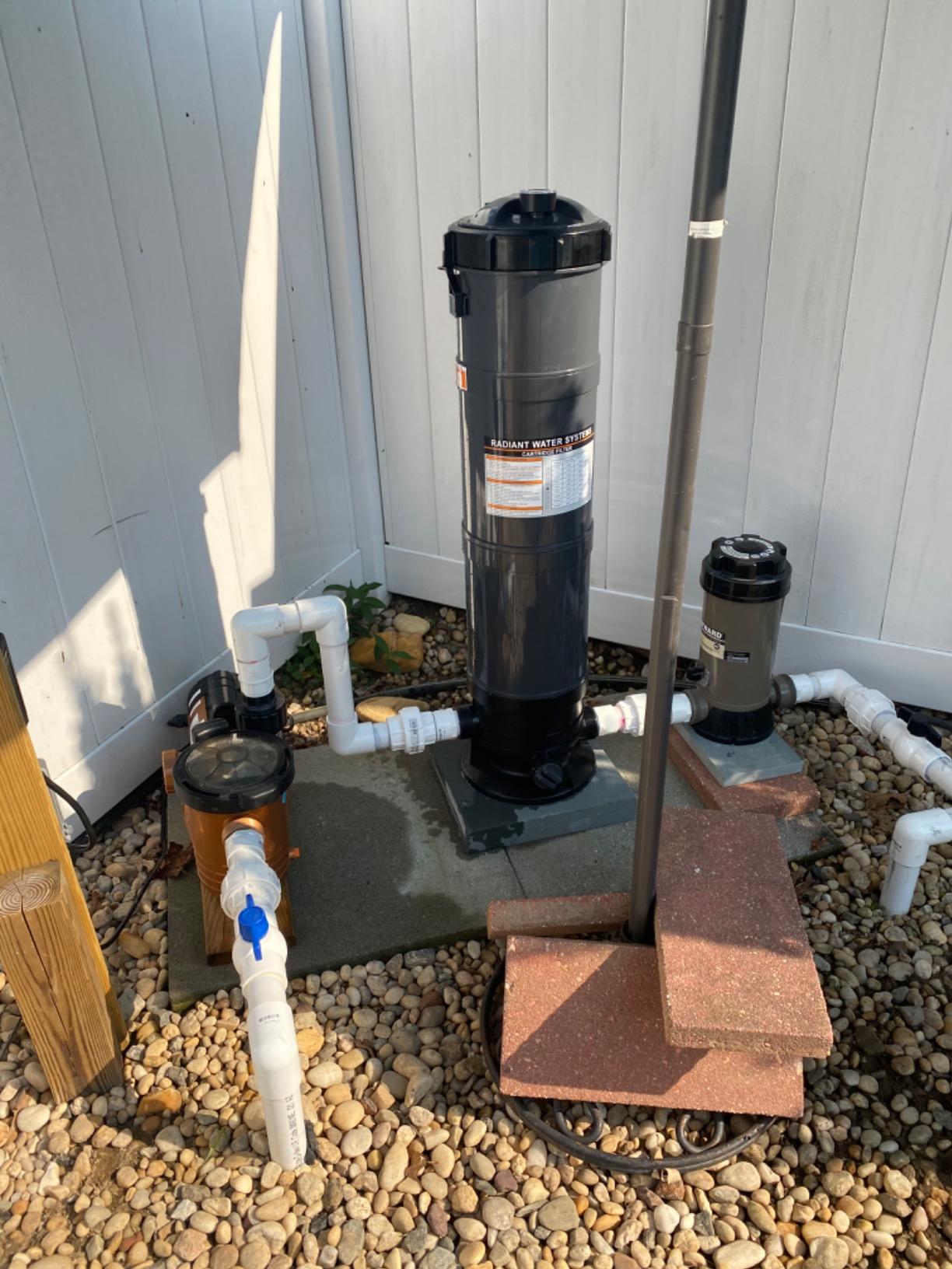 Rx Clear Radiant Cartridge Pool Filter for Above Ground Swimming Pools | PRC90 | Pools up to 15,000 Gallons | Energy Efficient | Corrosion Proof | Filter Cartridge Included customer photo 2
