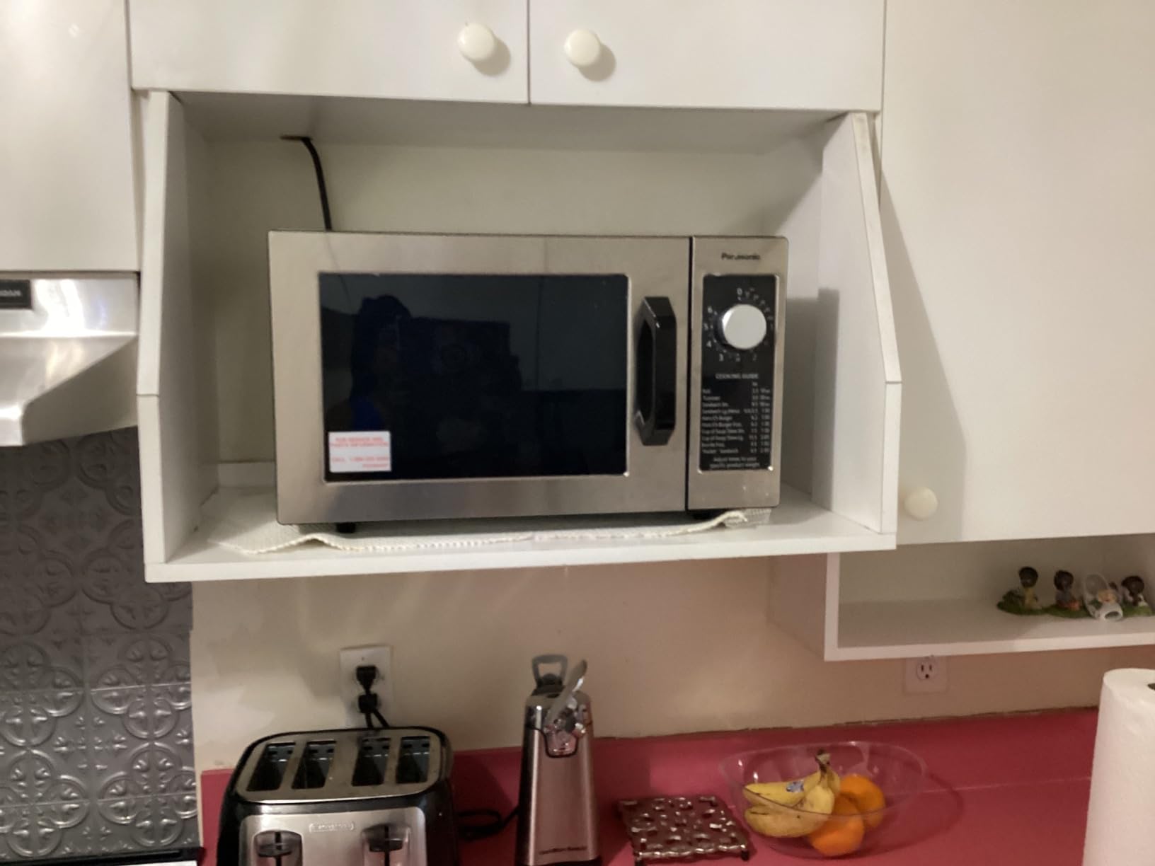 Panasonic NE-1025F Compact Light-Duty Commercial Microwave Countertop Oven with 6-Minute Electronic Dial Control Timer, 1000W, 0.8 Cu. Ft, Silver customer photo 1