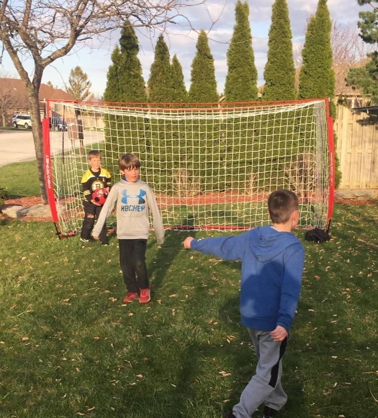 PowerNet Soccer Goal for Backyard, 3Mx2M / 6x4 / 8x4 / 12x6 / 14x7 /18.5x6.5 / 21x7 / 24 x 8 Portable Soccer Net, Sports & Outdoors Training Equipment, Quick Setup 1 Goal & Zipper Storage Bag customer photo 2