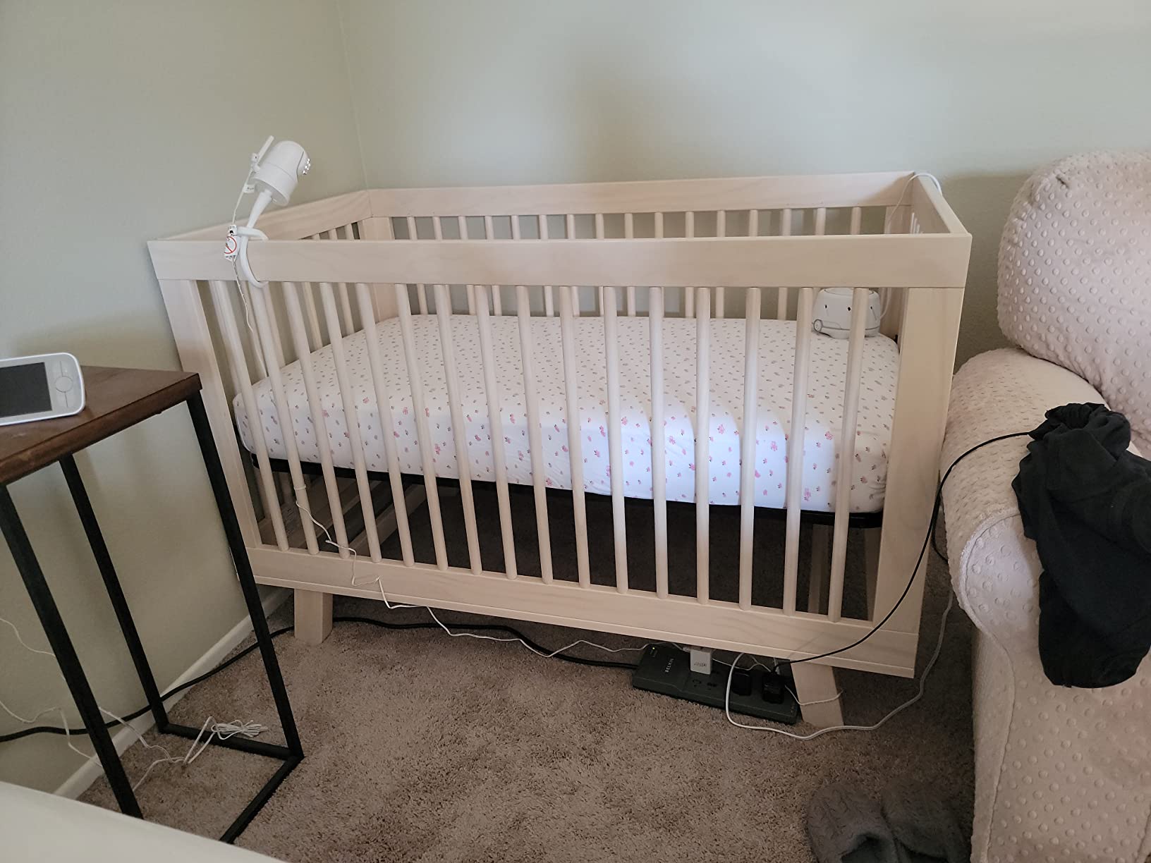 Babyletto Hudson 3-in-1 Convertible Baby Crib, Washed Natural | GREENGUARD Gold Certified Wooden Crib - Converts to Toddler Bed & Daybed - 4 Adjustable Mattress Heights - Easy to Assemble customer photo 1