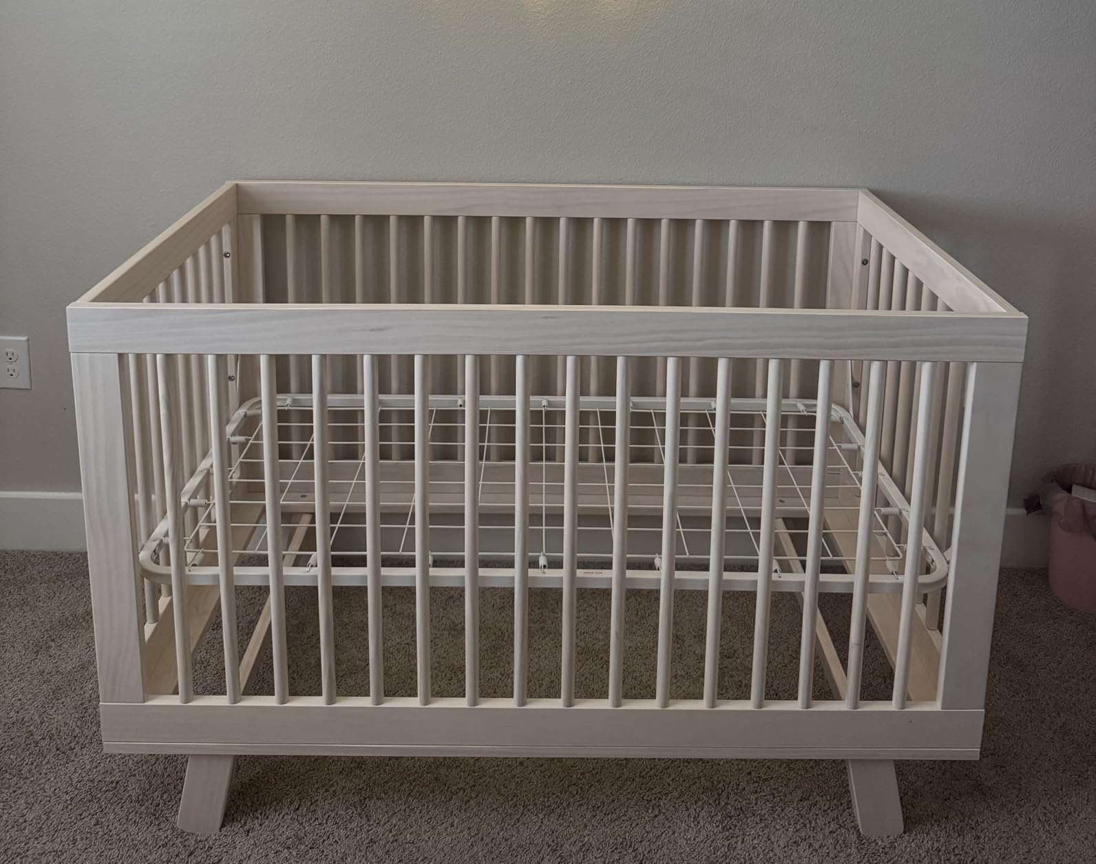 Babyletto Hudson 3-in-1 Convertible Baby Crib, Washed Natural | GREENGUARD Gold Certified Wooden Crib - Converts to Toddler Bed & Daybed - 4 Adjustable Mattress Heights - Easy to Assemble customer photo 2