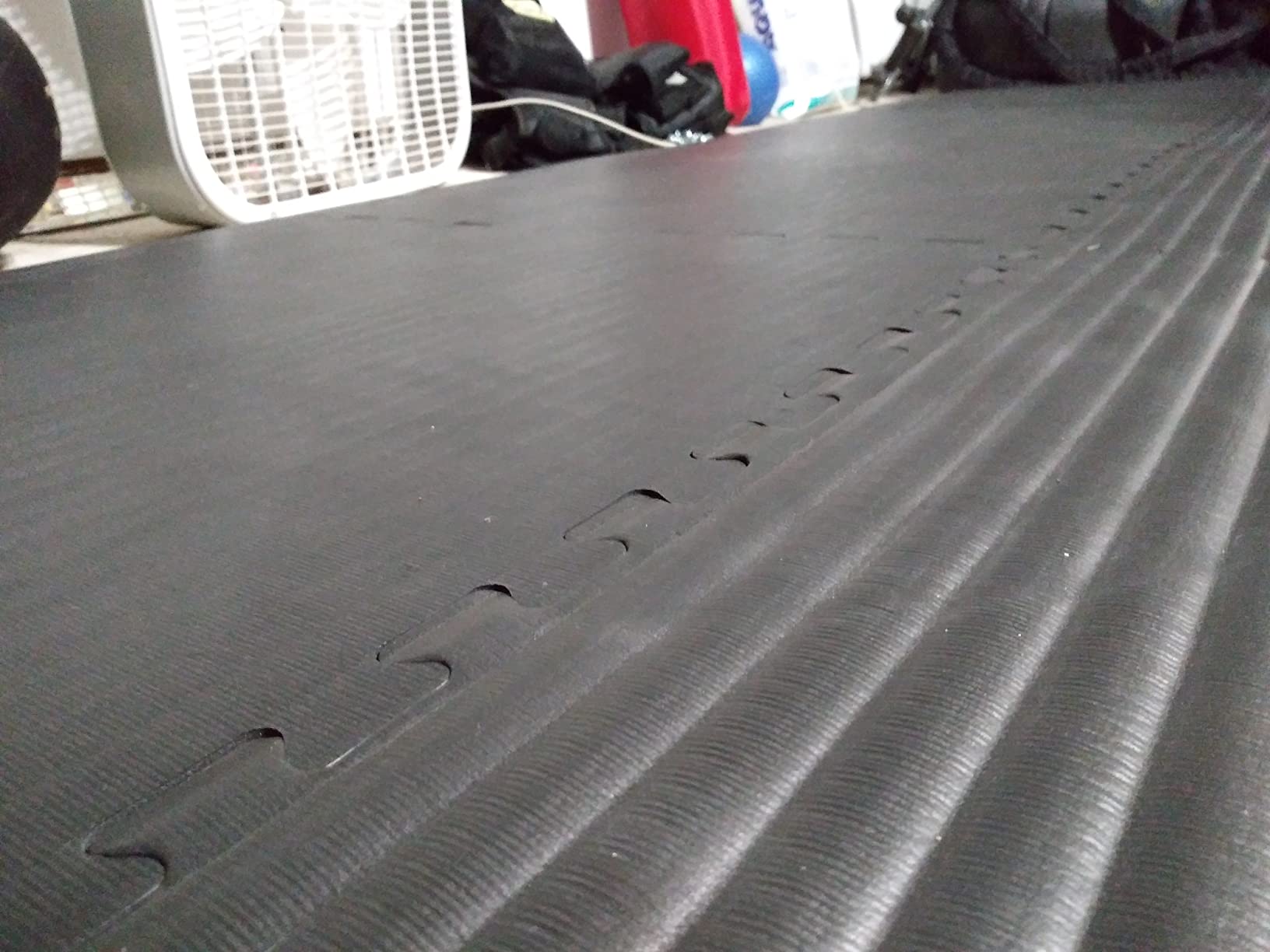 We Sell Mats 3/4 Inch Thick Martial Arts EVA Foam Exercise Mat, Tatami Pattern, Interlocking Floor Tiles for Home Gym, MMA, Anti-Fatigue Mats, 24 in x 24 in customer photo 1