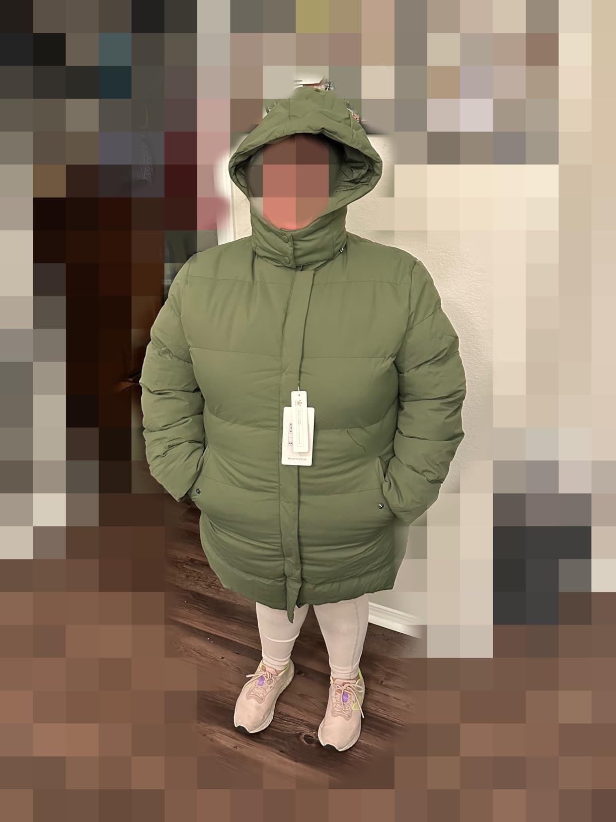 WenVen Women's Winter Thickened Long Puffer Coat Warm Parka Jacket customer photo 1
