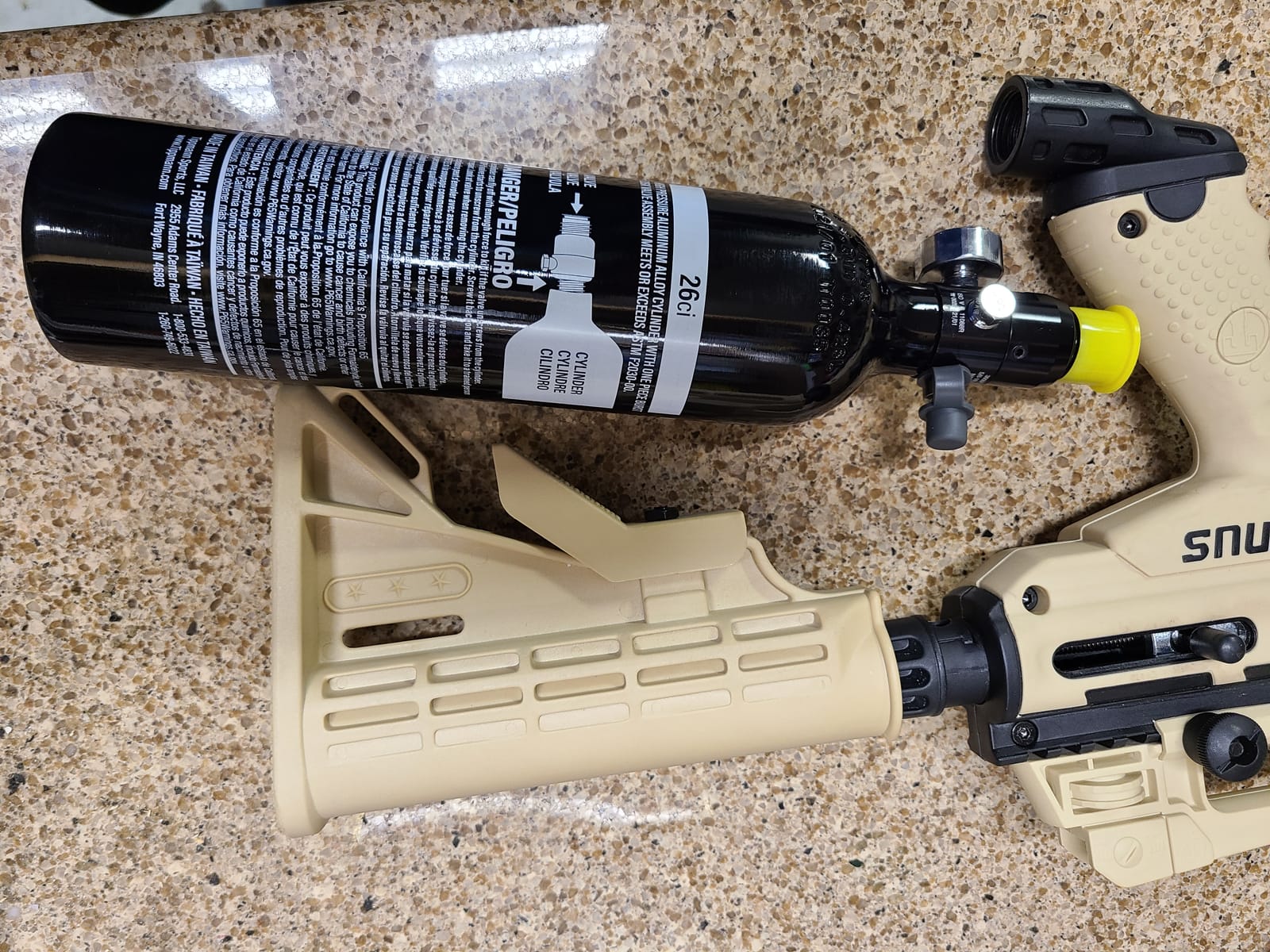 Tippmann 48ci 3K Paintball Air Tank, Globally Certified customer photo 1