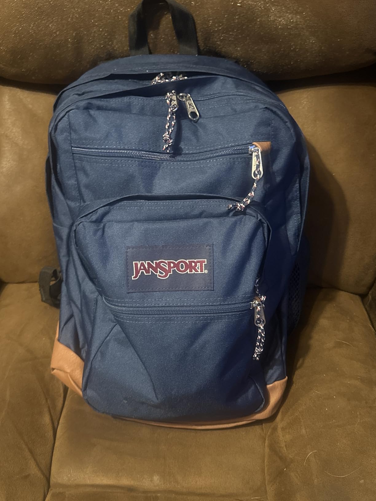 JanSport Cool Backpack, with 15-inch Laptop Sleeve - Large Computer Bag Rucksack with 2 Compartments, Ergonomic Straps, Navy customer photo 2