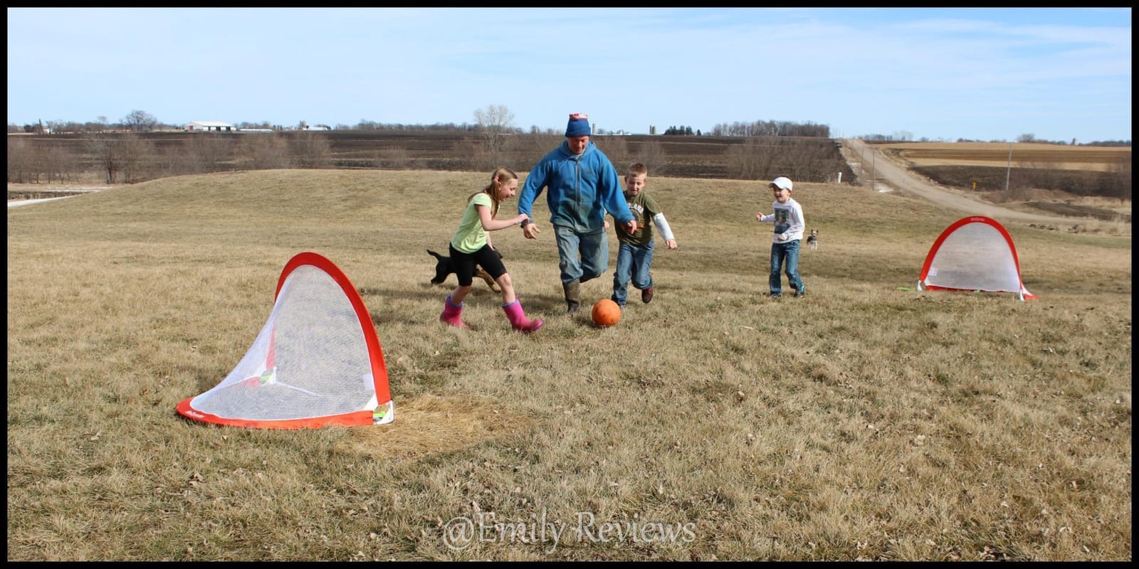 GoSports Portable Pop-Up Soccer Goals- Two Nets, Agility Cones, Carrying Case customer photo 1
