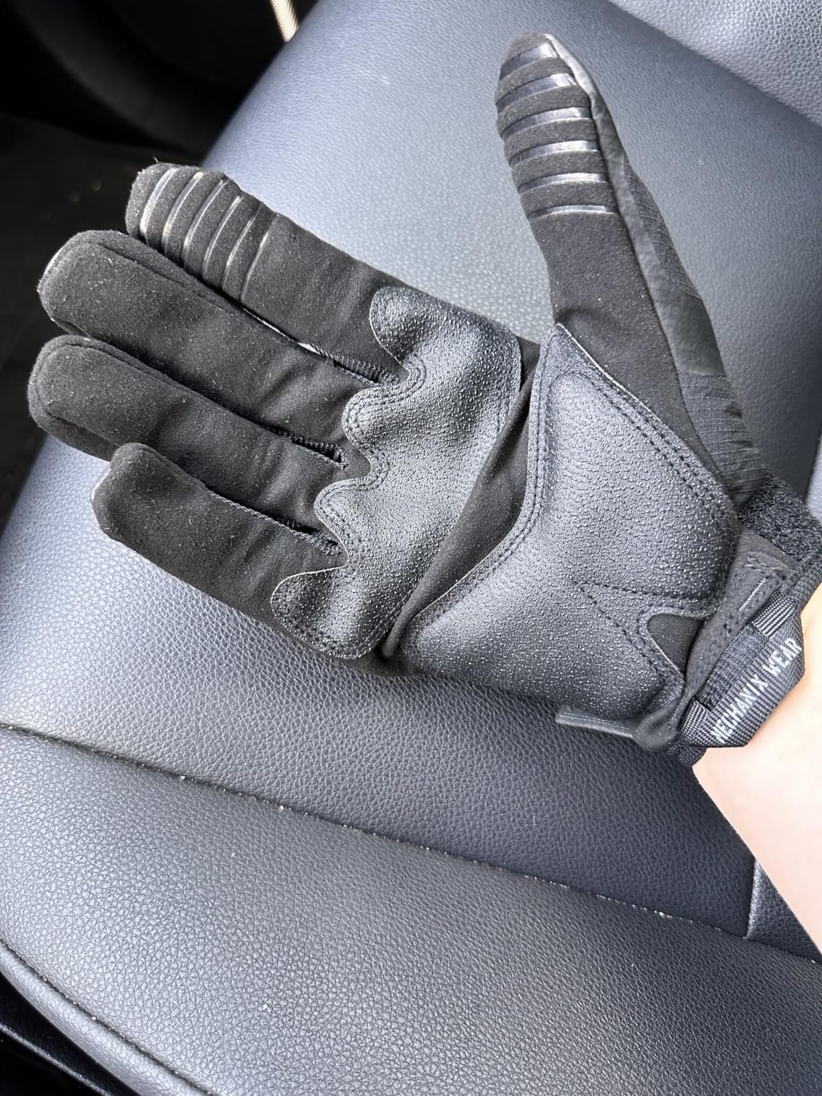Mechanix Wear M-Pact Tactical Work Gloves, Grey, Large | Touchscreen-Capable Safety Gloves with Impact Protection, Vibration Absorption customer photo 1