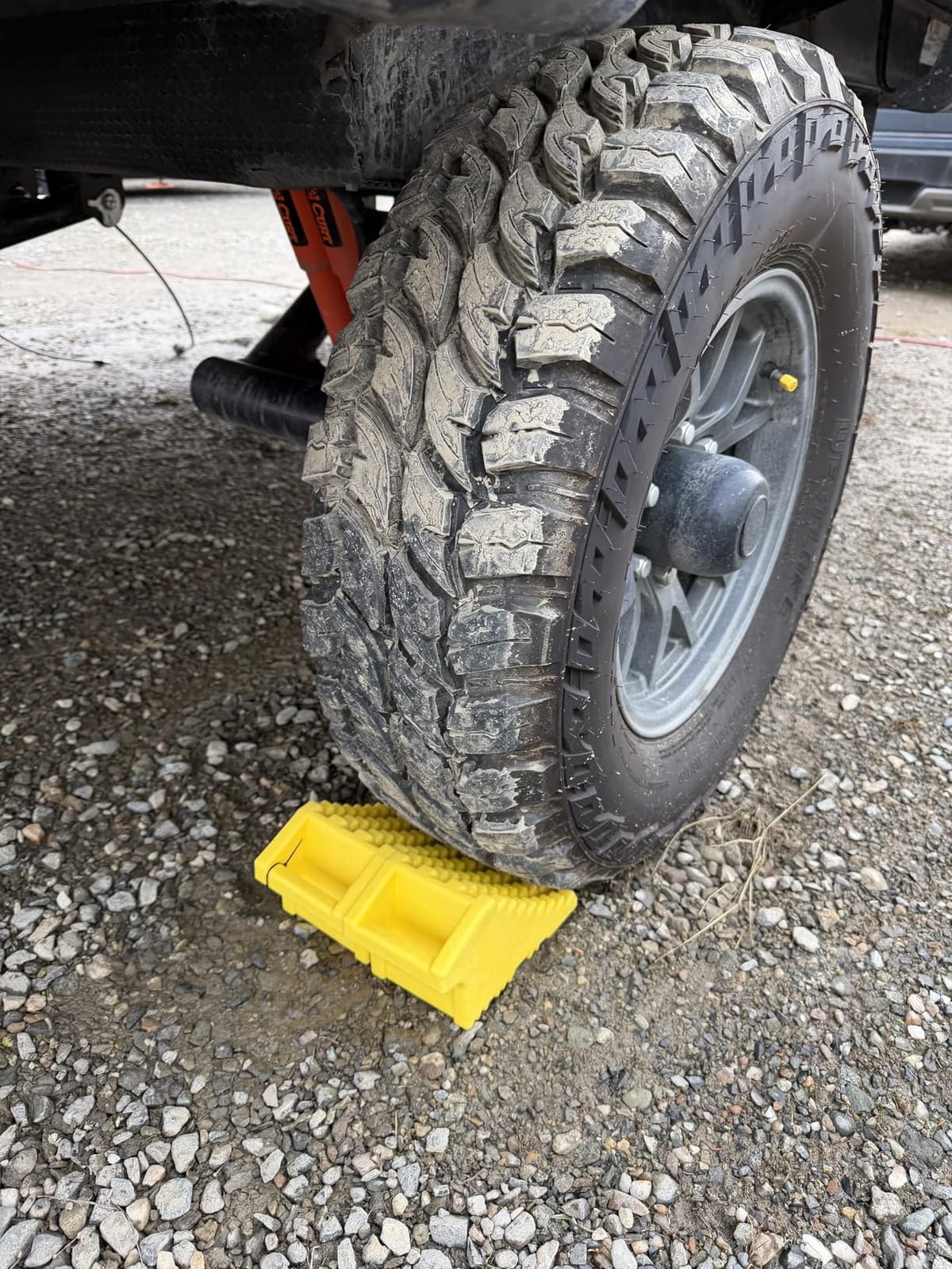 MaxxHaul Solid Rubber Wheel Chock 2-Pack | 8