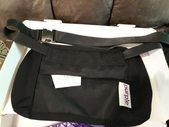 Purple Back Cushion, Lumbar Support Pillow for Office Chair, Car Seat | GelFlex Grid Molded to Your Lower Back, Adjustable Strap - Pressure-Reducing, Temperature-Neutral - Made in USA customer photo 2