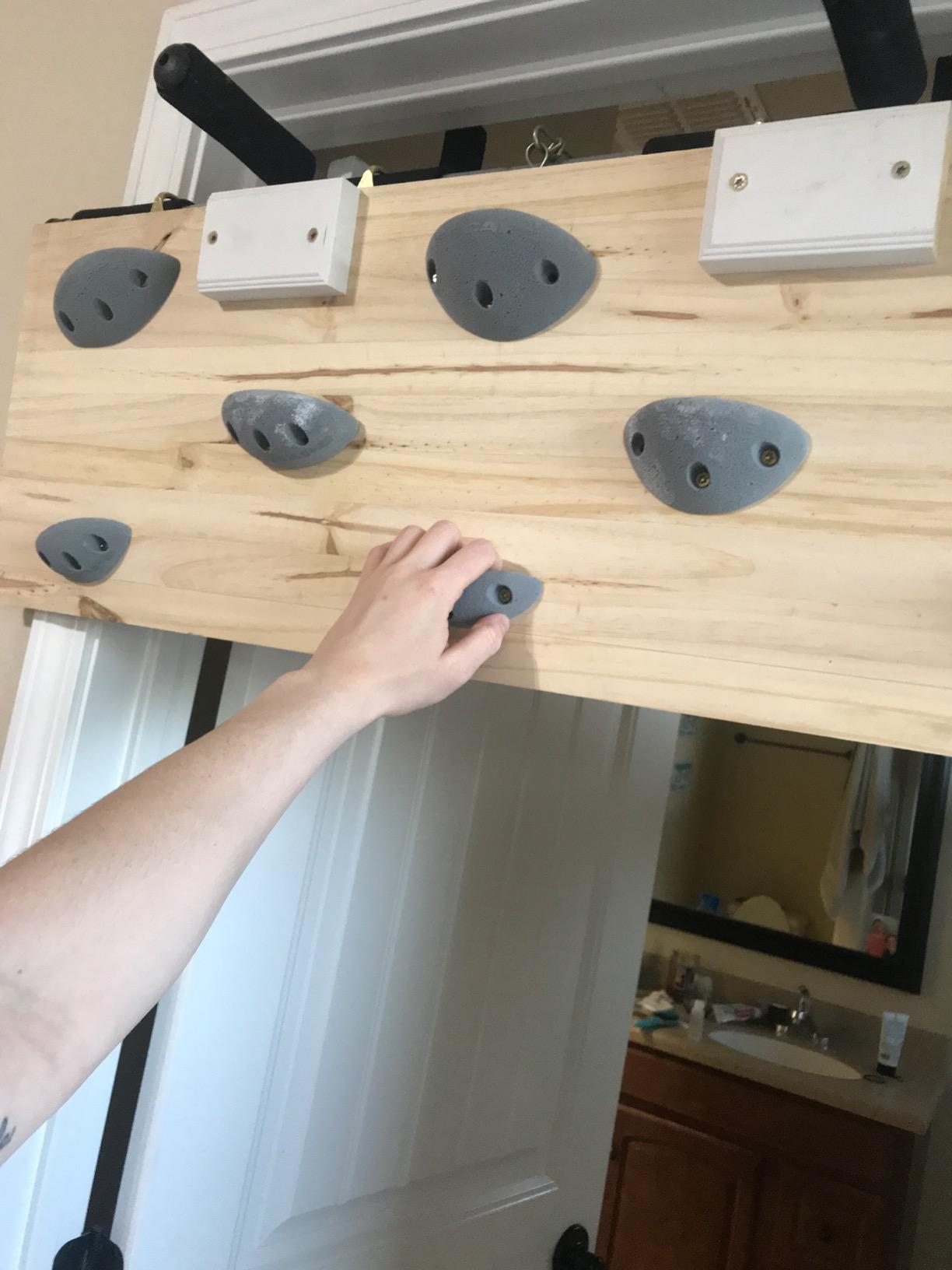 Escape Climbing 10 Screw-On Jugs | Premium Plastic Rock Climbing Holds Designed for Beginners | Ideal Holds for Kids Climbing Wall | Easy To Install | Installation Hardware Included customer photo 1
