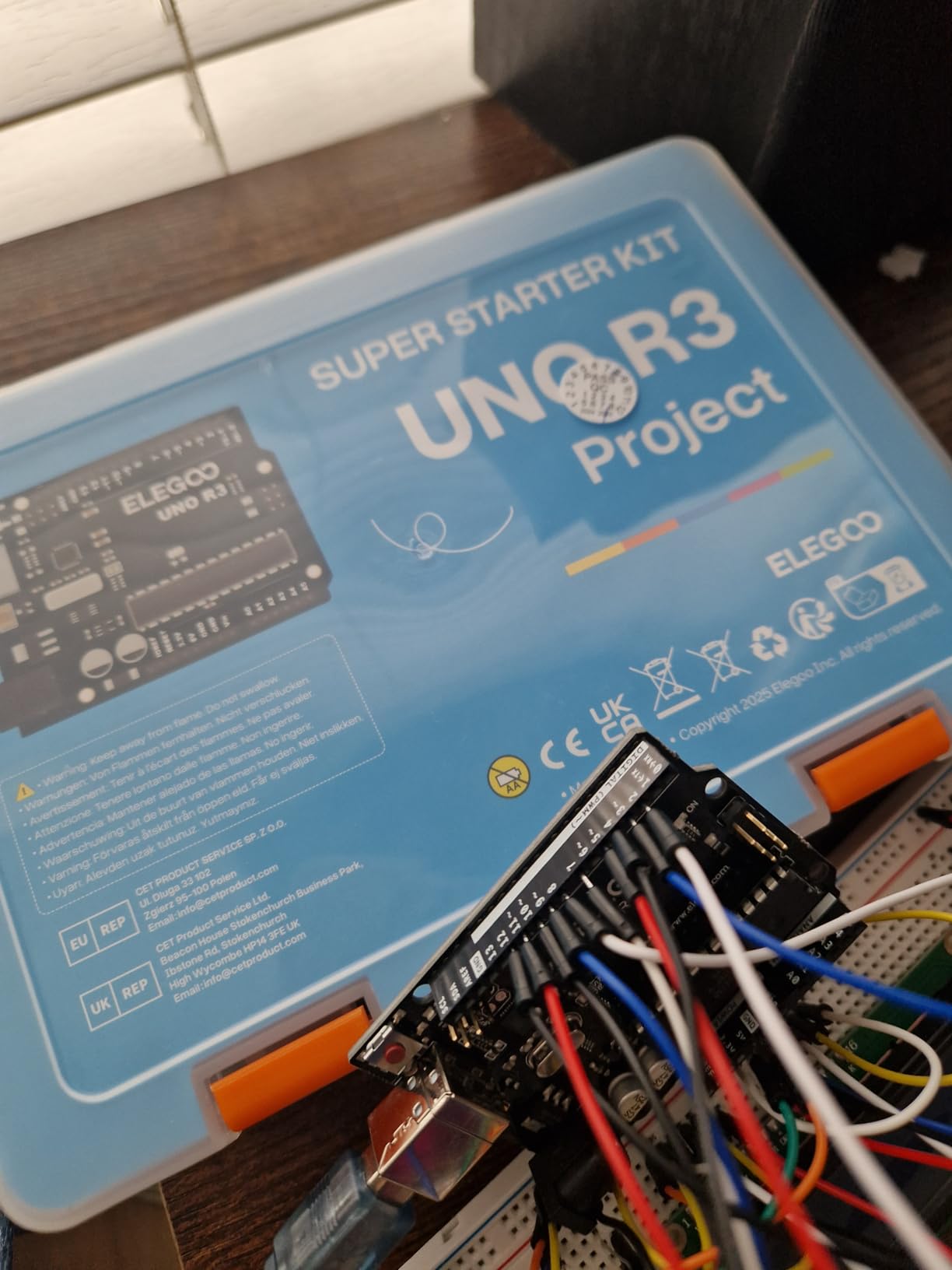 ELEGOO UNO R3 Project Super Starter Kit with PDF Tutorial for Beginners | Compatible with Arduino, 22+ Hands-on Projects, Upgraded Starter Kits with Power Supply, STEM, DIY Basic Circuit Building customer photo 2