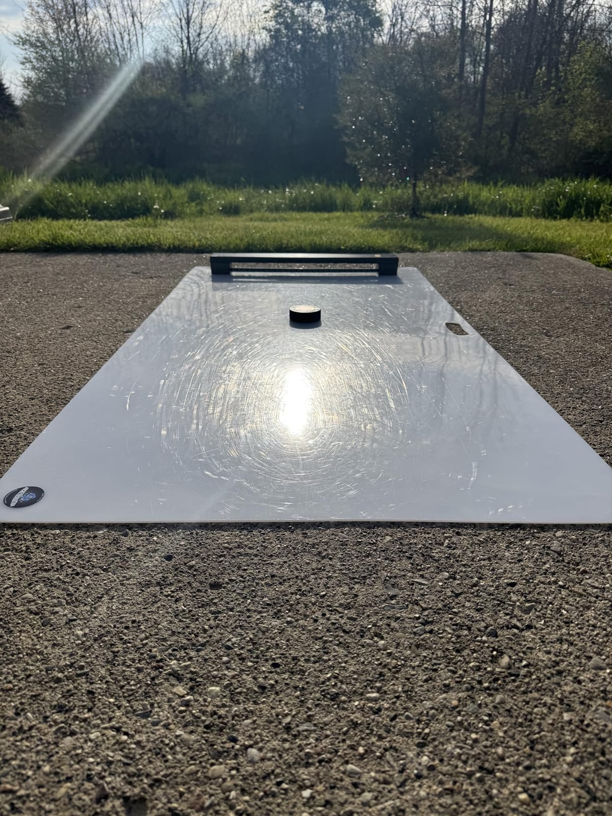 Hockey Revolution Shoot Pad - Hockey Sports Training Aid for Shooting, Passing and Stickhandling - Hockey Skills Training Practice Surface 30 x 60 - Reel Ice Feeling Roll Board customer photo 1