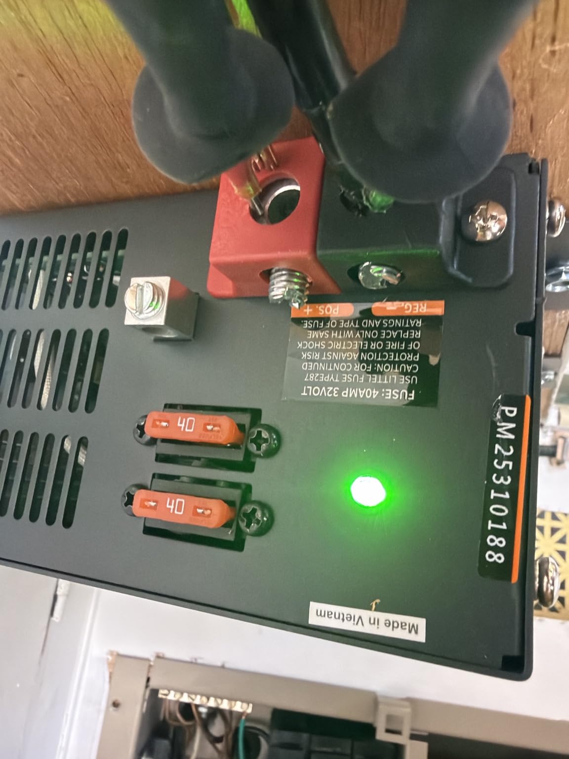 PowerMax PM4-60A 60A Deck Mount RV Converter Charger Lithium | Adjustable RV converter charger delivers clean 12V DC power and smart charging for lead-acid or lithium batteries. customer photo 1