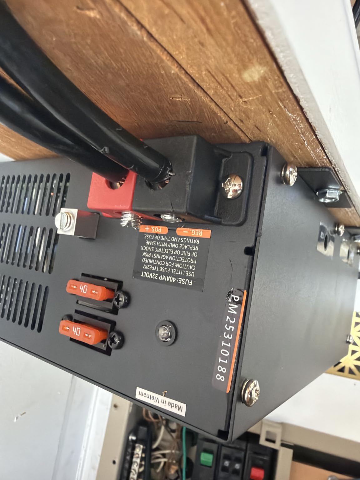 PowerMax PM4-60A 60A Deck Mount RV Converter Charger Lithium | Adjustable RV converter charger delivers clean 12V DC power and smart charging for lead-acid or lithium batteries. customer photo 2