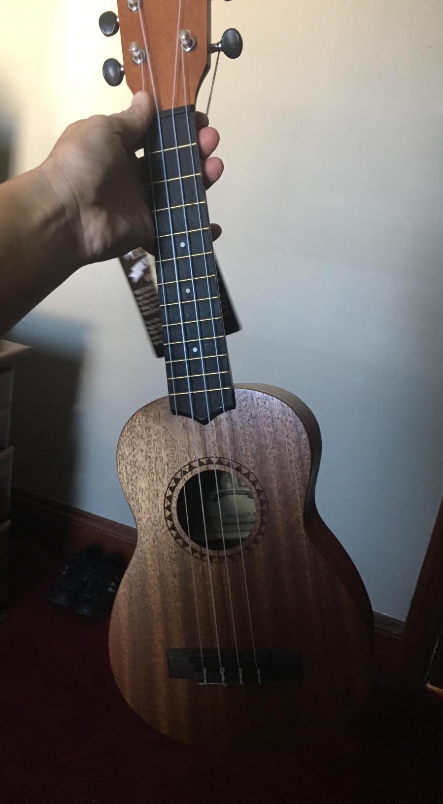 Kala LTP-S Learn-to-Play Mahogany Soprano Ukulele Starter Kit | Kit, Satin Mahogany, Includes online lessons, tuner app, and booklet (KALA-LTP-S) customer photo 2