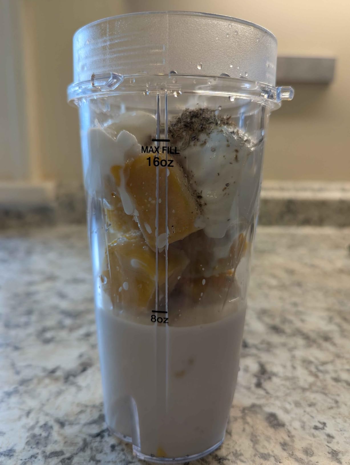 Ninja Fit Compact Personal Blender, 700W, (2) 16oz Cups, QB3001SS | 700-watt base blends smoothies, shakes & frozen drinks. (2) 16-oz to-go cups w/ spout lids. Dishwasher safe. customer photo 1