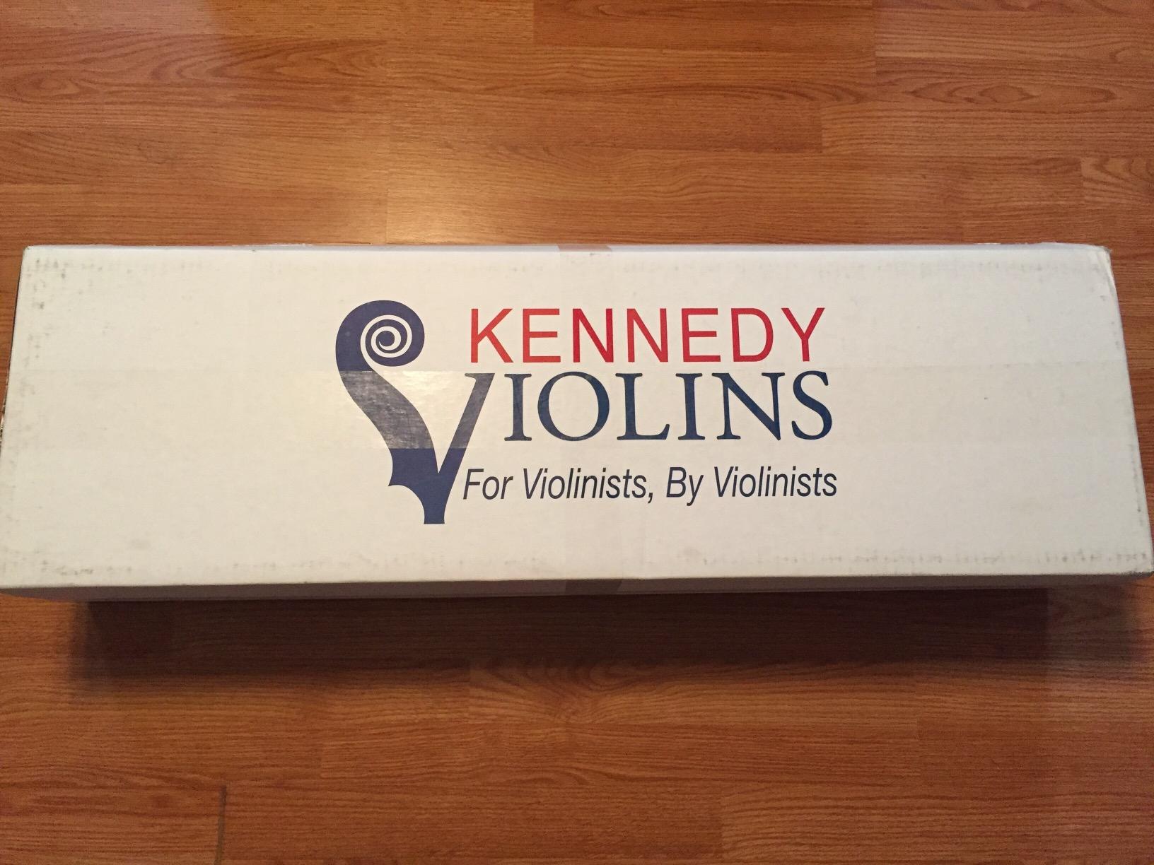 Bunnel Premier Violin Clearance Outfit 4/4 Full Size - Carrying Case and Accessories Included - Solid Maple Wood and Ebony Fittings By Kennedy Violins customer photo 2