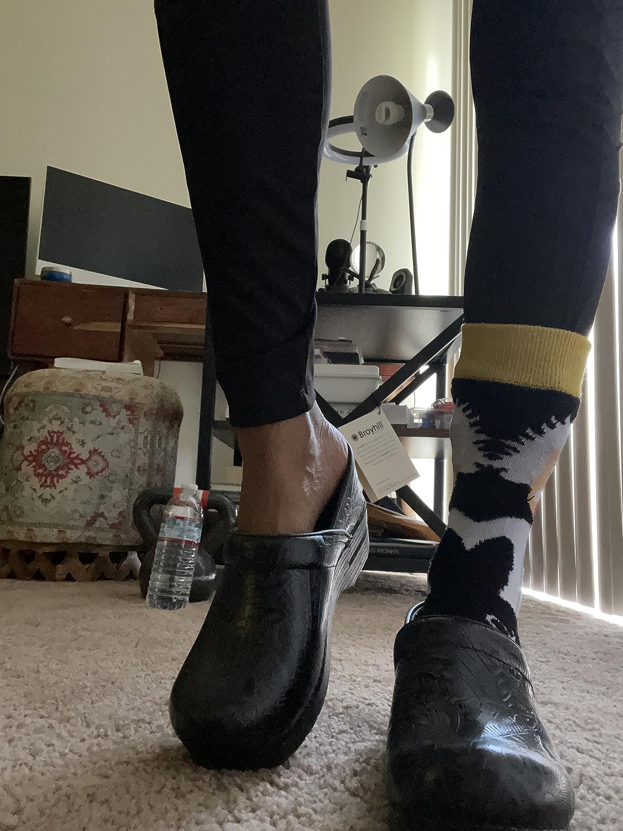 Professional Slip-On Clogs for Women - Rocker Sole and Arch Support for Comfort - Ideal for Long Standing Professionals customer photo 2