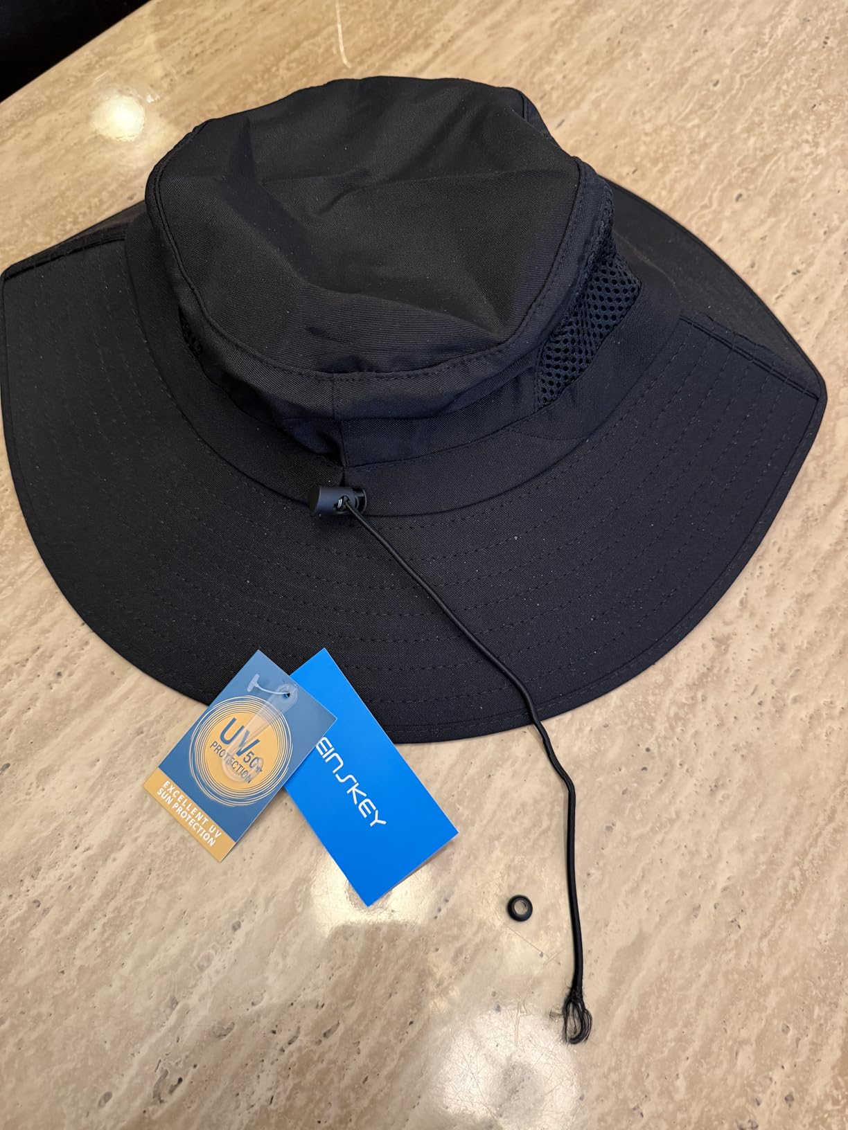 Wide Brim Sun Bucket Hat, Waterproof Boonie Hat for Men & Women customer photo 2
