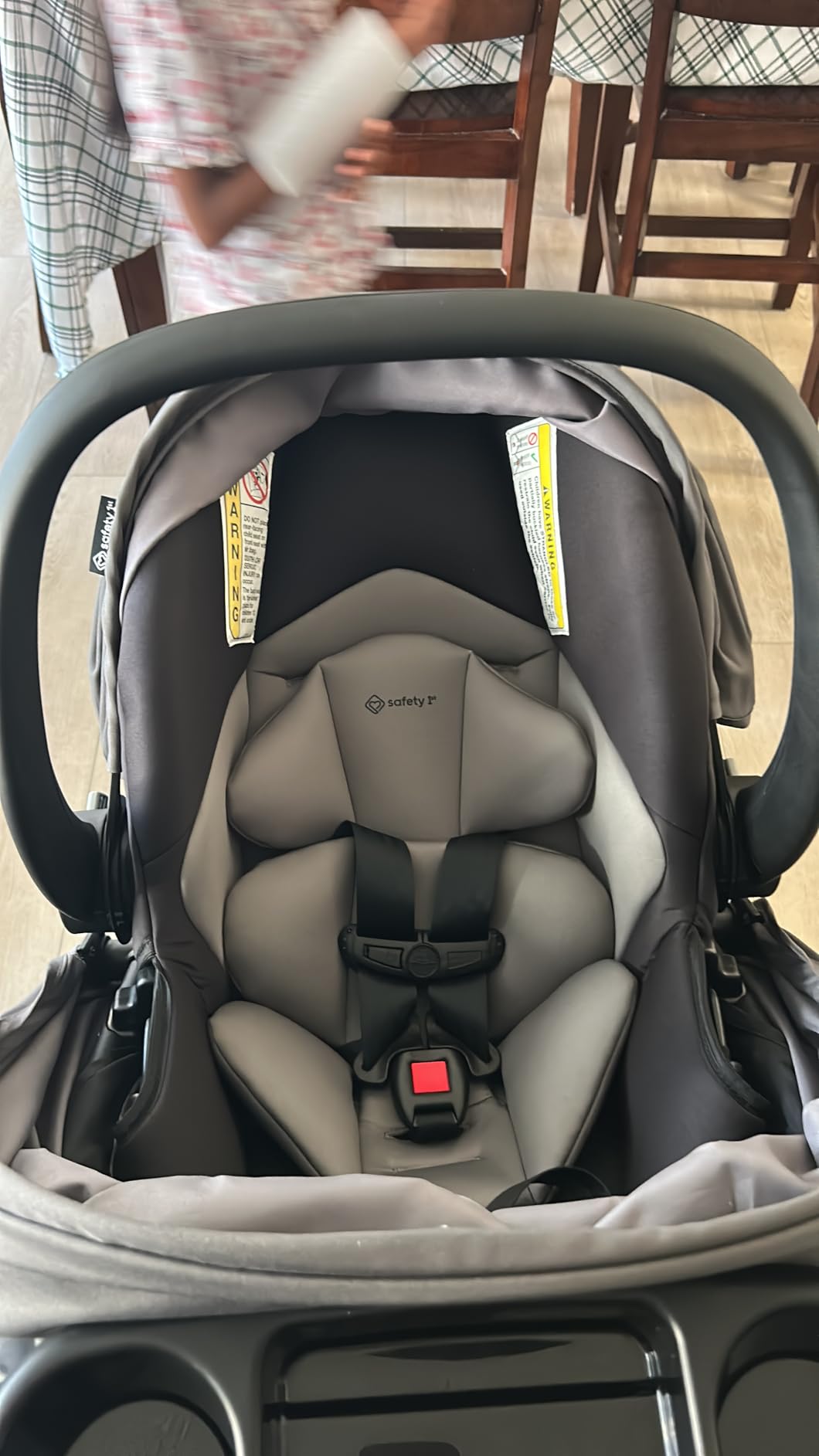 Safety 1st Smooth Ride Travel System Stroller and OnBoard FLX Infant Car Seat, Newborn to Toddler Baby Combo, Easy-Install, Large Canopy, Ample Storage, Foldable, Rear-Facing 4-30 lbs, Monument customer photo 2