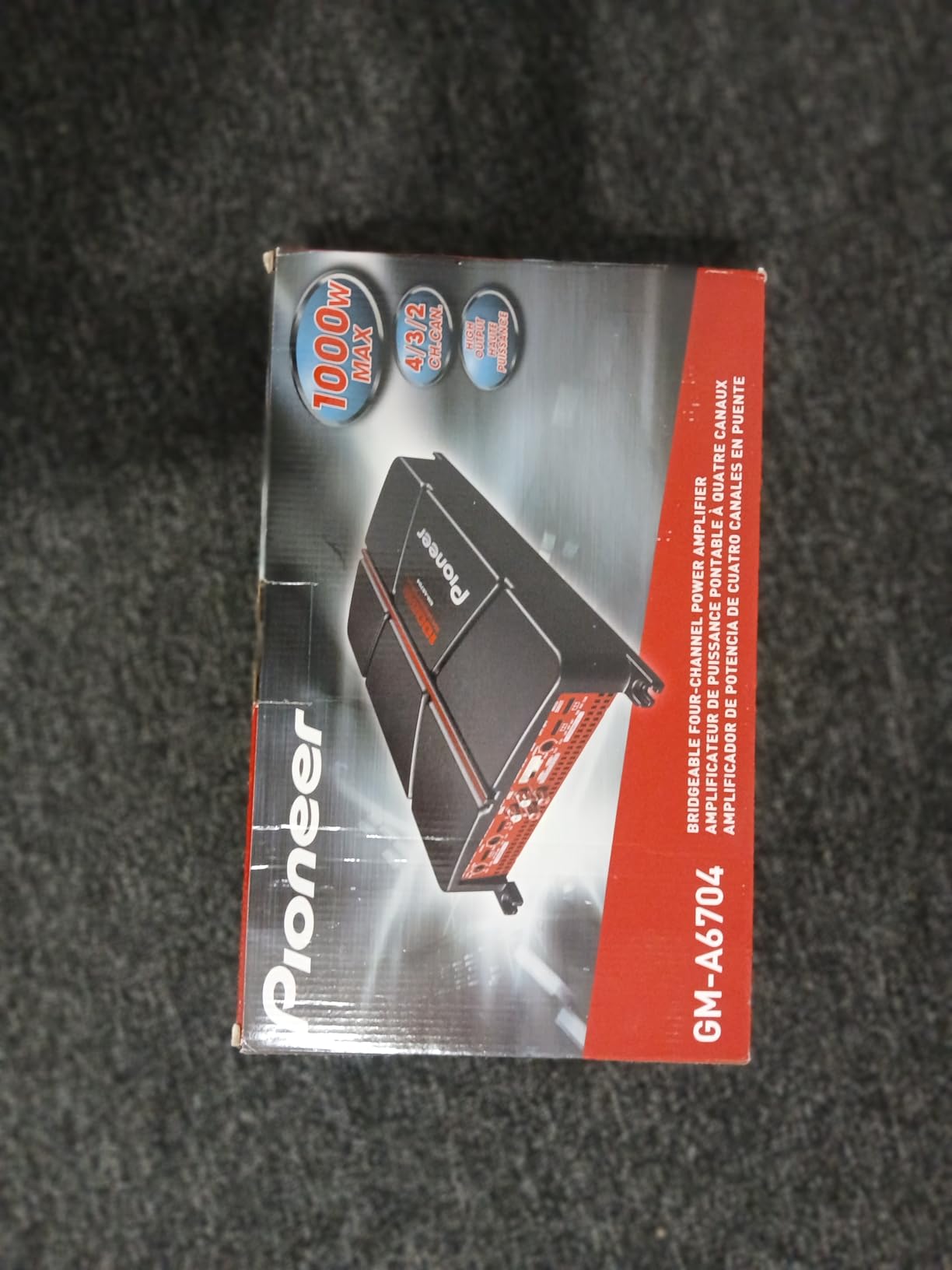 Pioneer GM-A6704 1000W Max Class AB Bridgeable 4-Channel Car Amplifier customer photo 1
