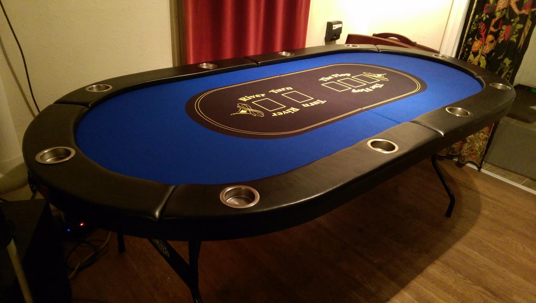 Barrington Folding Poker Table for up to 10 Players customer photo 2