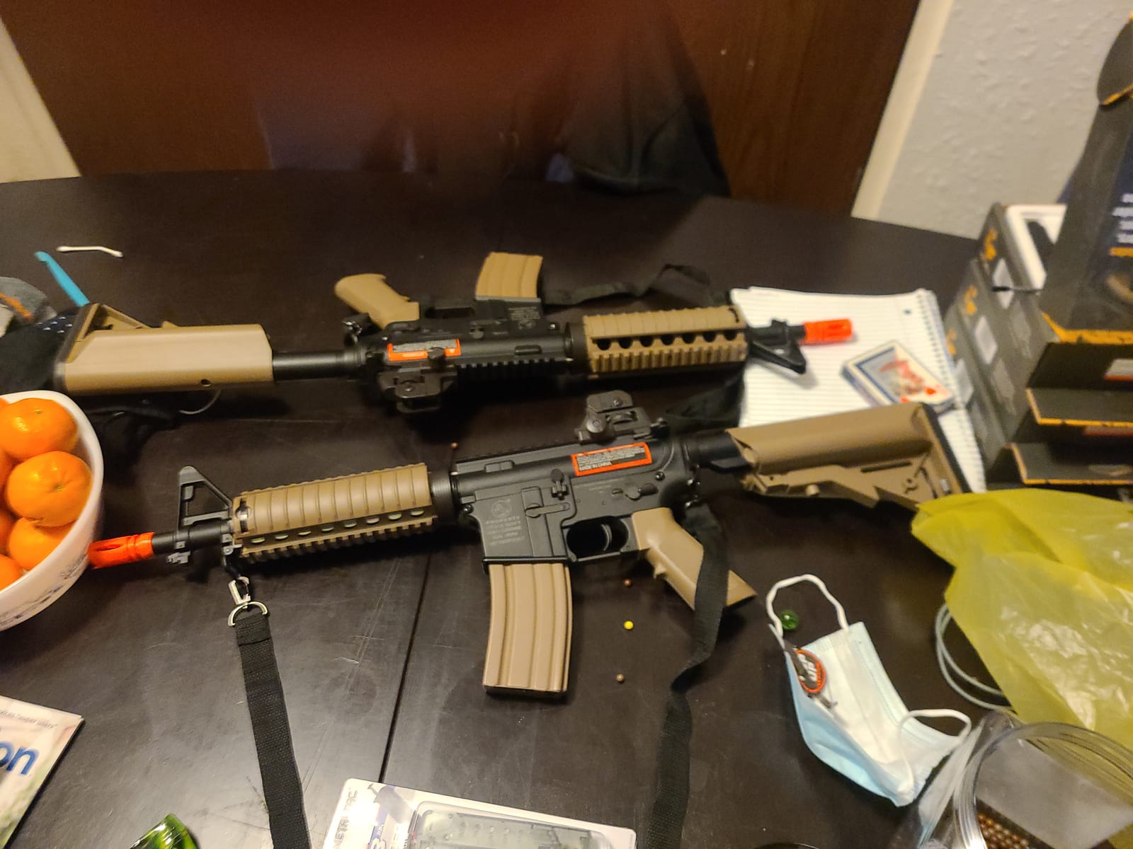 SOFT AIR USA Colt M4A1 M4 CQBR AEG Electric Airsoft Rifle with Adjustable Hop-Up, Dark Earth/Tan, 453 FPS customer photo 1