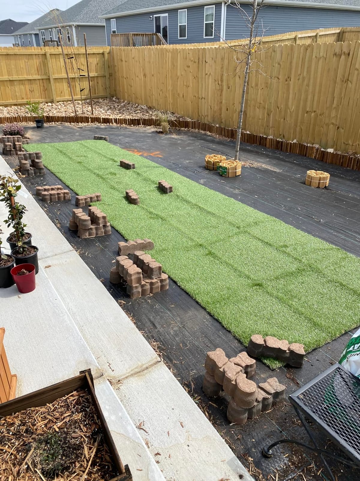 ALTRUISTIC Premium Artificial Grass Drainage Holes & Rubber Backing | 6.5 ft x10 ft, 70 oz /1.38 Inch Realistic Synthetic Grass Mat Extra-Heavy & Soft Pet Turf Fake Grass for Dogs Outdoor customer photo 1